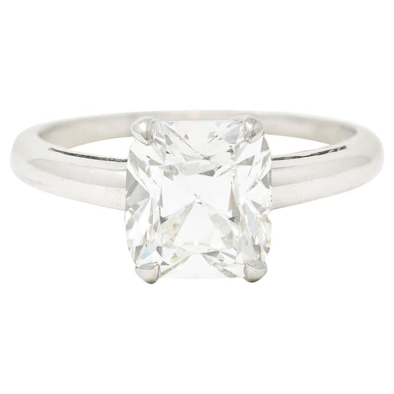 Mark Broumand 2.33 Carat Old Mine Cut Diamond Engagement Ring For Sale ...
