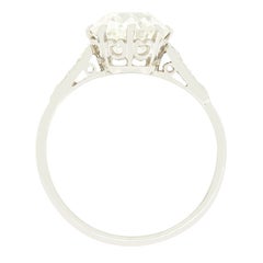 Art Deco 2.40ct Diamond Solitaire Ring, c.1920s