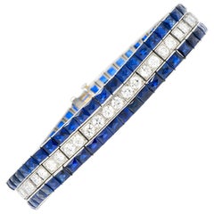 Sapphire Link Bracelets