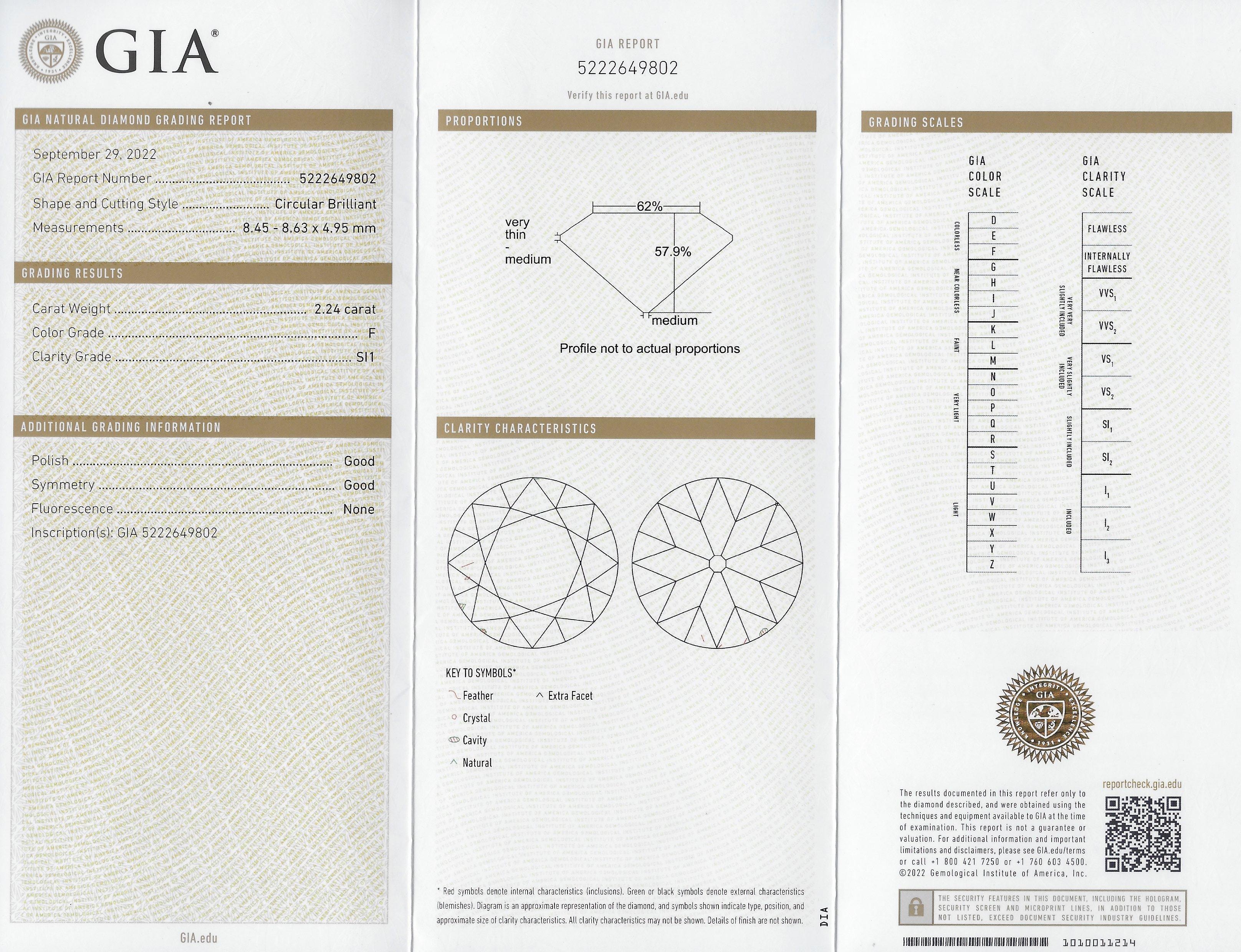 Art Deco 2.46 CTW Alter europäischer Diamant Platin Lotus Vintage Verlobungsring im Angebot 6