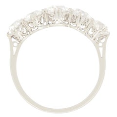 Art Deco 2.70ct Diamond Five Stone Ring, c.1920s