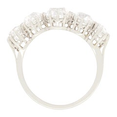 Art Deco 2.75ct Diamond Five Stone Ring, c.1920s