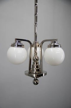 Art-Déco-Kronleuchter, 3-fach, 1920er-Jahre
