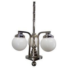 Art Deco 3-flamming Chandelier, 1920s