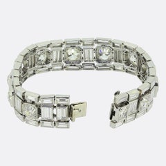 Art Deco 32.00 Karat Diamant-Armband