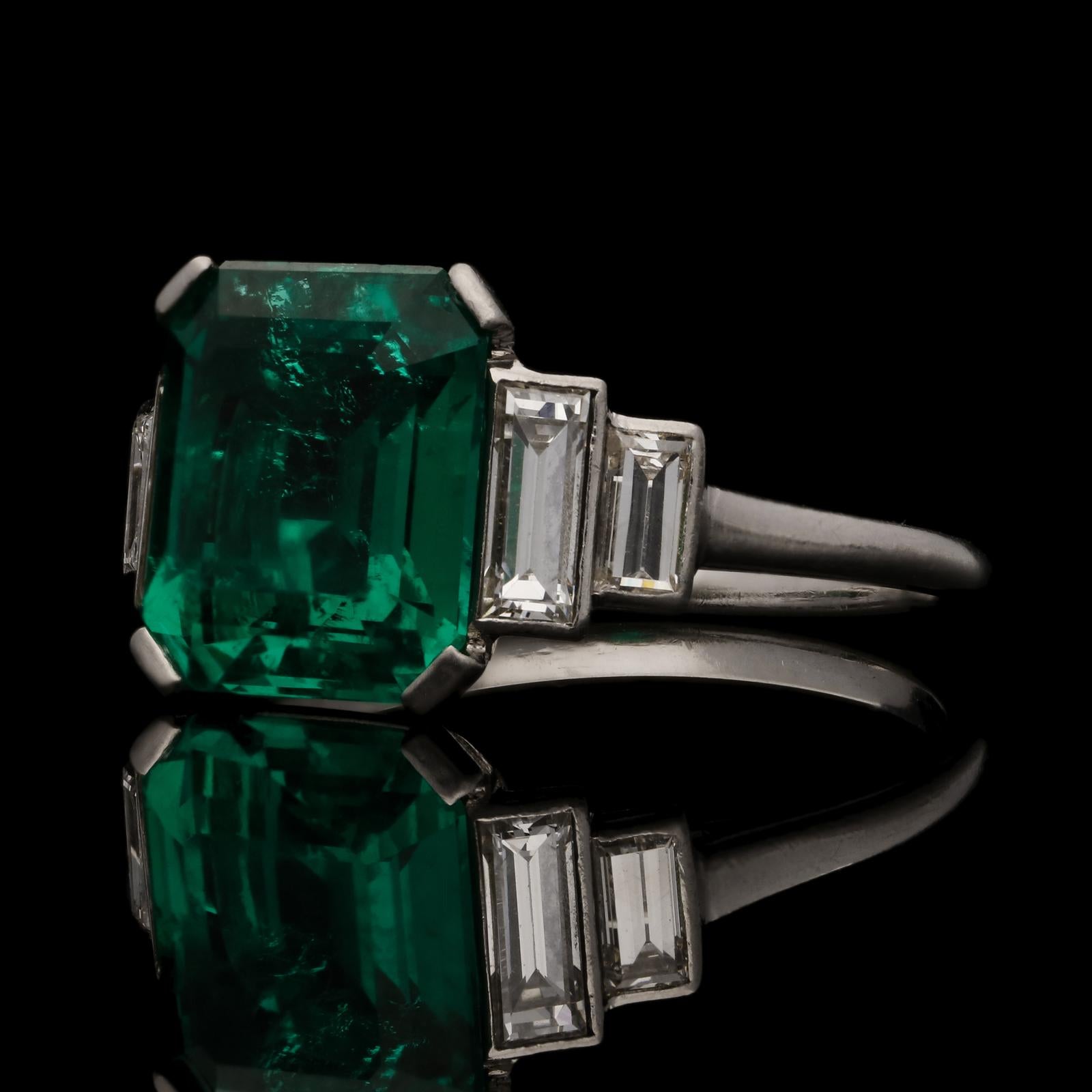 art deco emerald