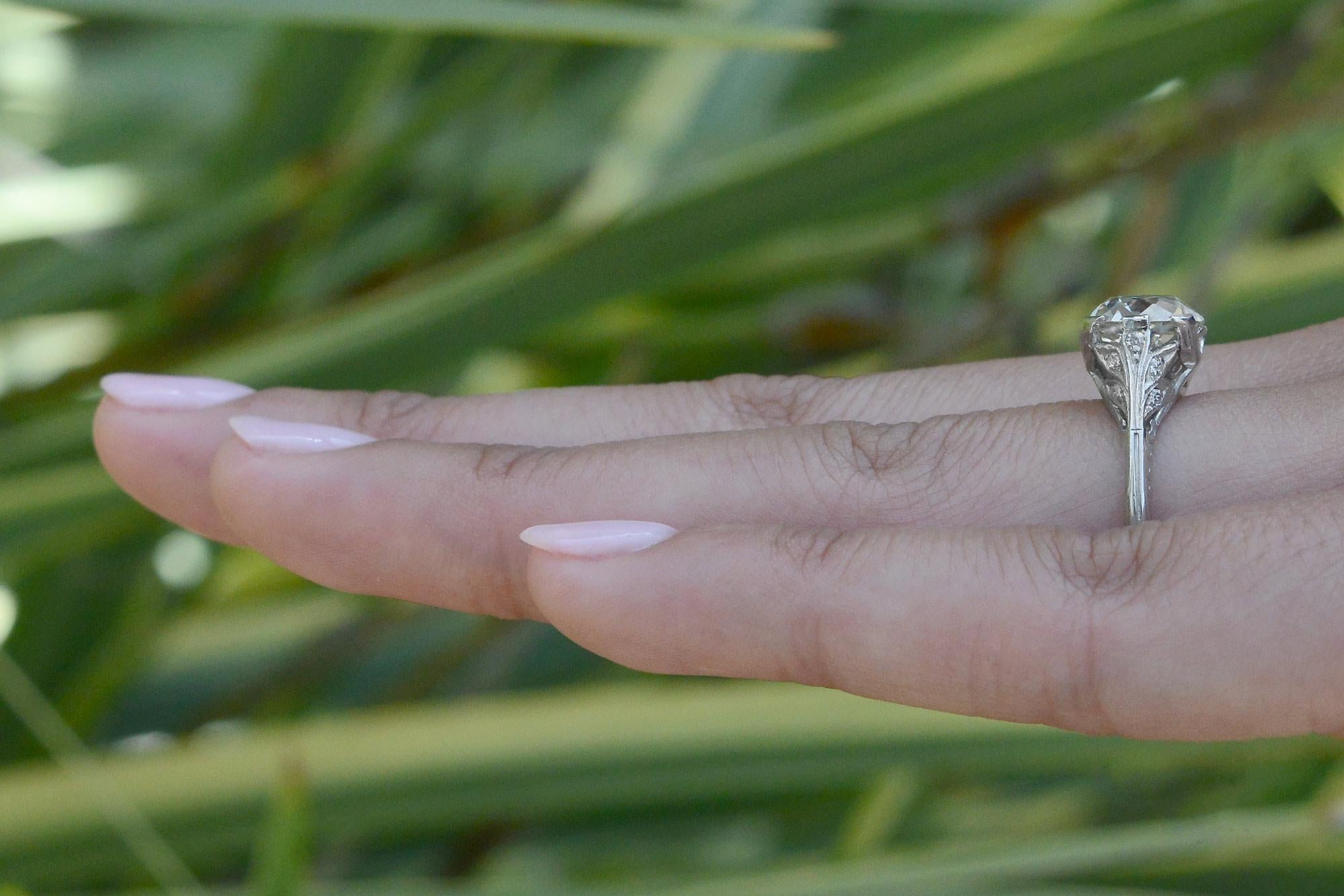 3.33 carat diamond ring