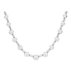 Collana Art Deco con diamanti da 3,35 carati in platino