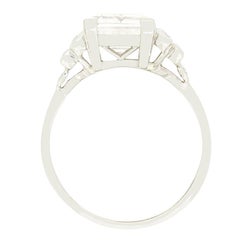 Art Deco 3.90ct Diamond Solitaire Ring, c.1920s