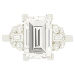 Art Deco 3.90ct Diamond Solitaire Ring, c.1920s