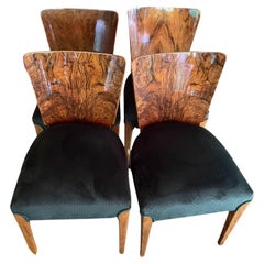Art Deco 4 Chairs J. Halabala