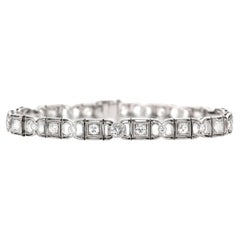 Art Deco 4.00 Carat Diamond Bracelet