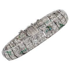 Art Deco 5.00 Carat Diamond Bracelet