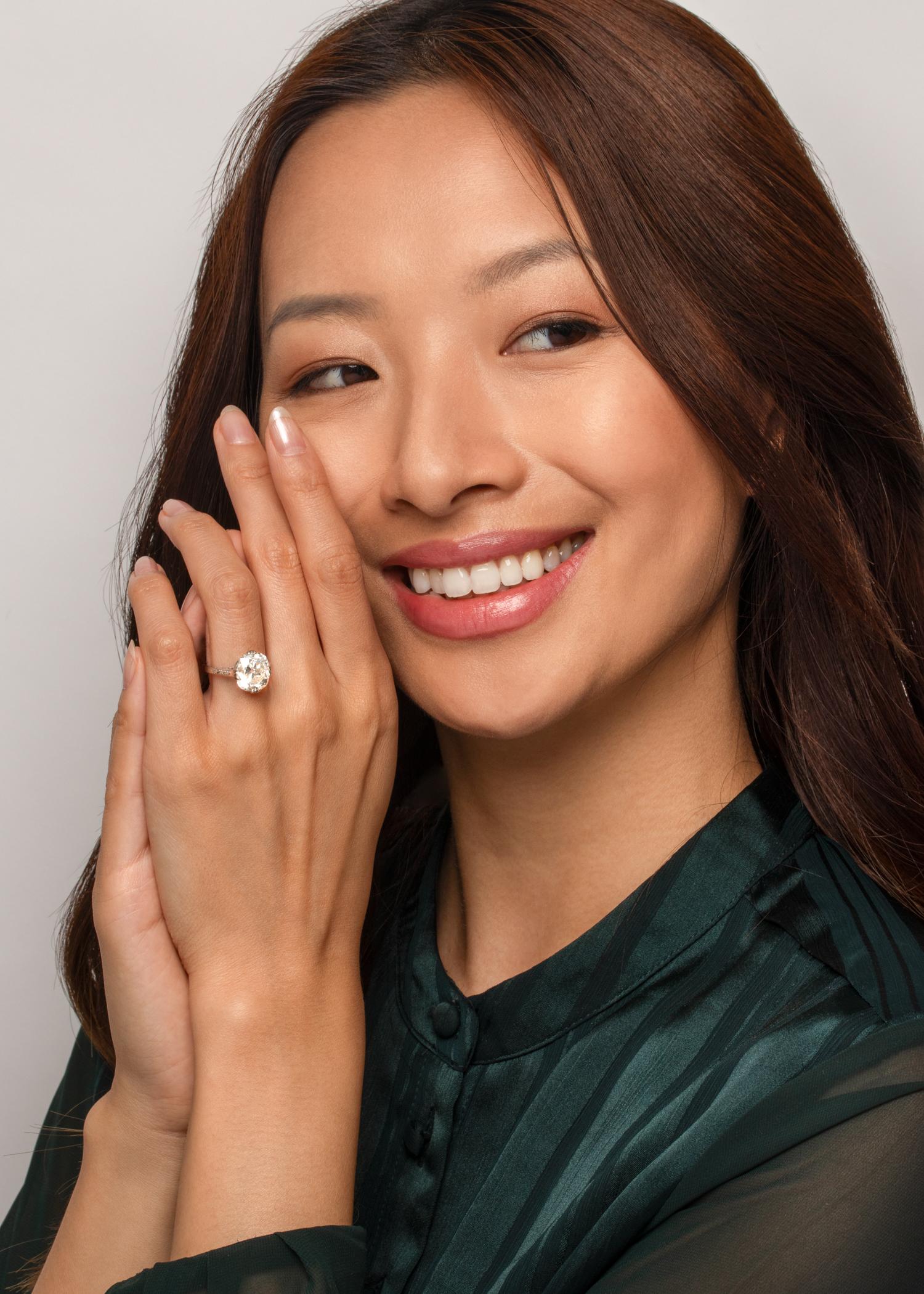 Art Deco 5.00ct Diamond Solitaire Ring, c.1920s For Sale 1