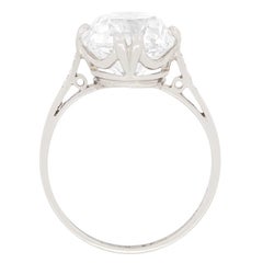 Art Deco 5.18ct Diamond Solitaire Engagement Ring, c.1920s