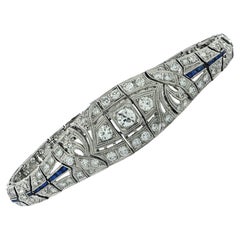 Art Deco 5.44 Carat Diamond Bracelet