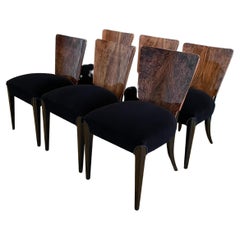 Used Art Deco 6 Chairs J. Halabala