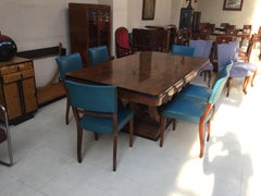 Art Deco 6 Dining Chairs, Restoration at the client's choice