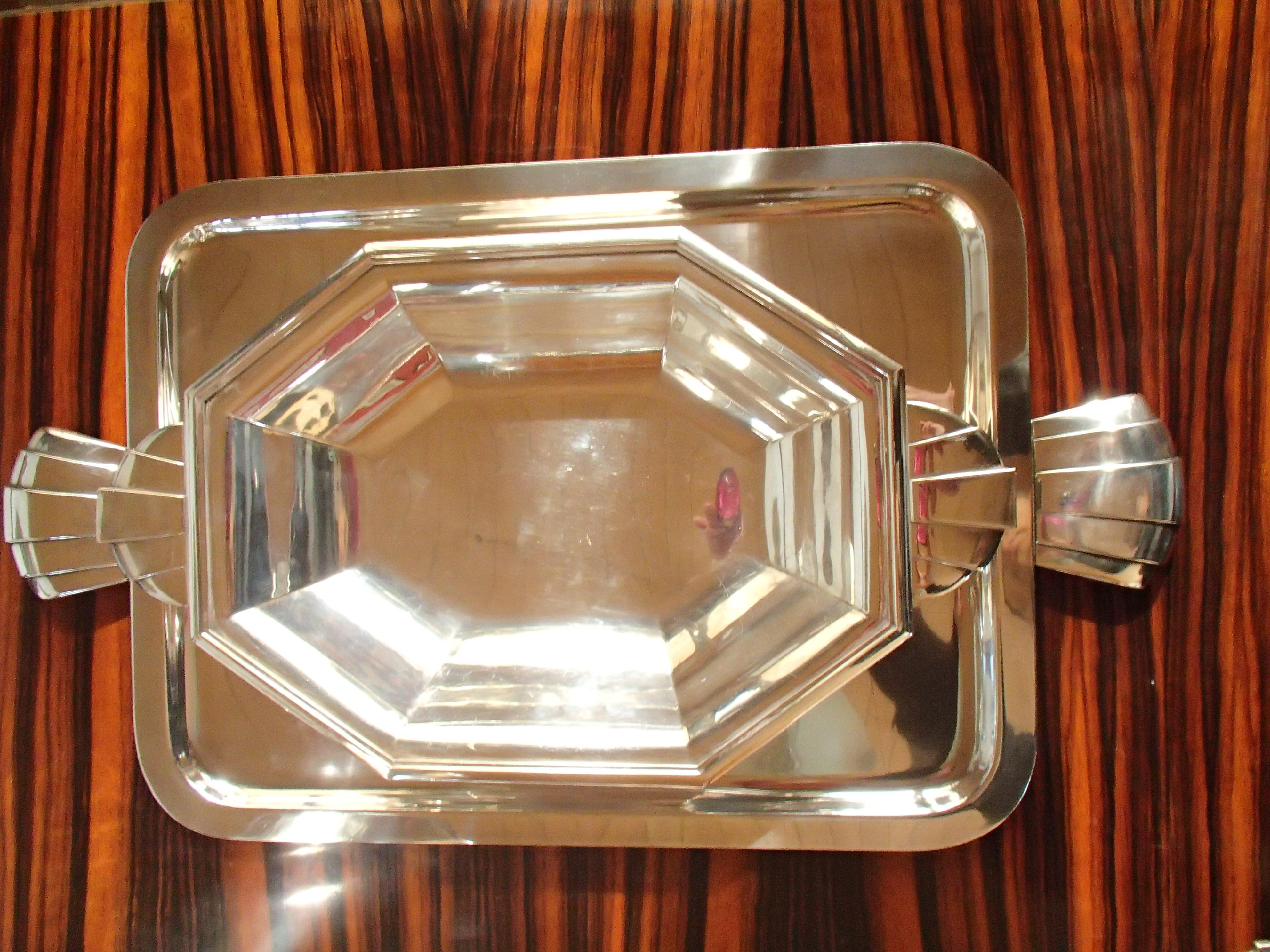Art Deco 6 Pieces Silver Plated Serving Set 2