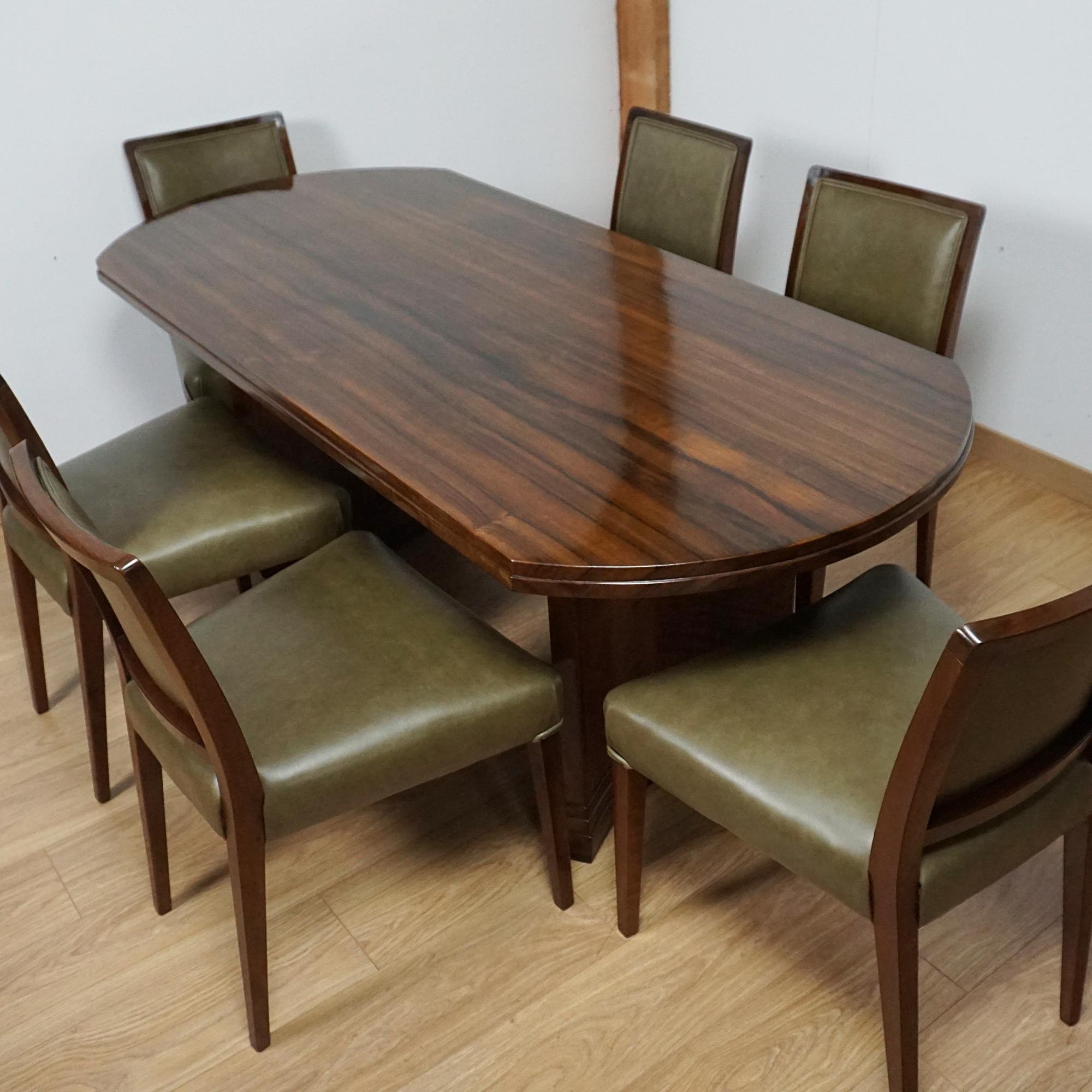 Suite da pranzo a 6 posti in stile Art Déco di Betty Joel in vendita 4