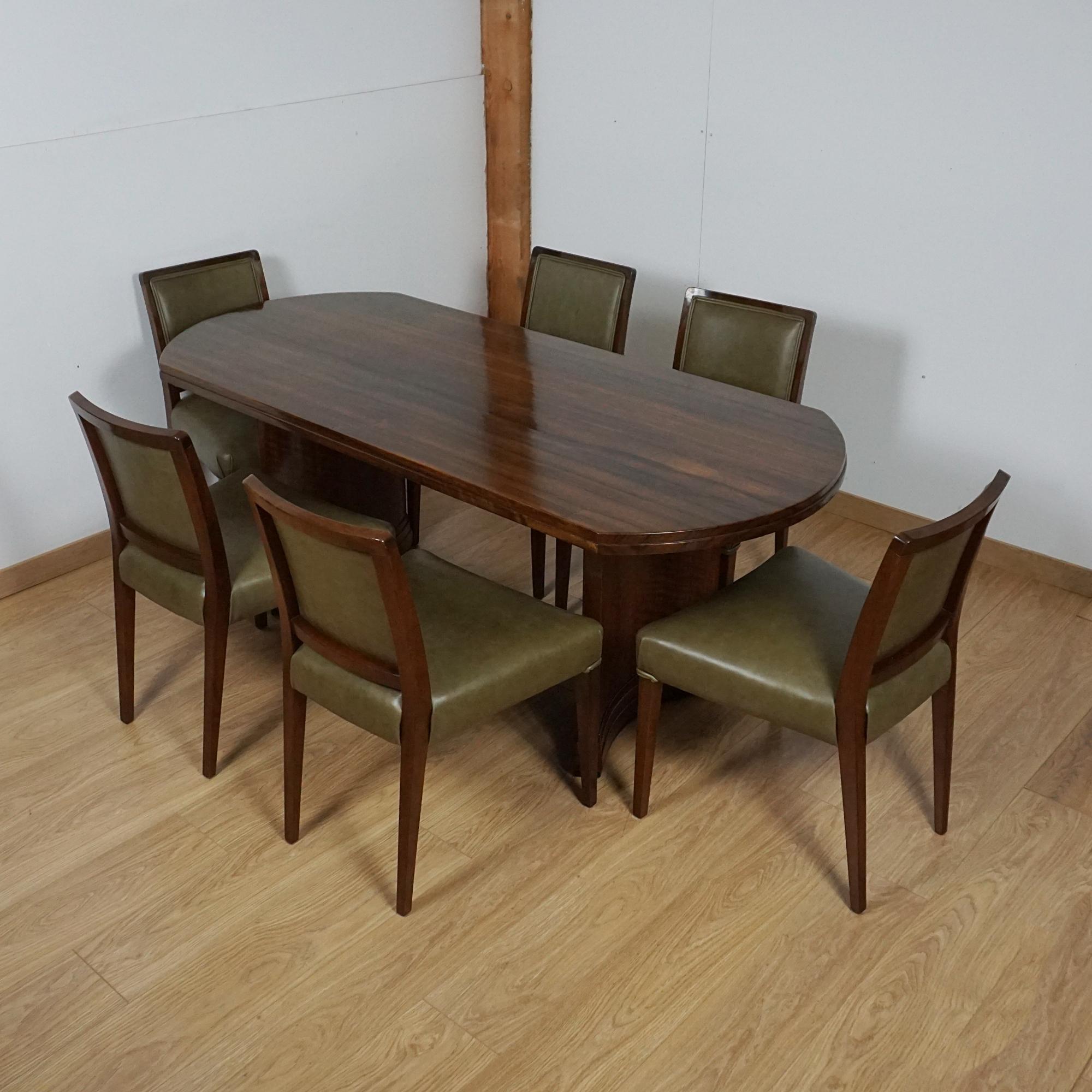 Suite da pranzo a 6 posti in stile Art Déco di Betty Joel in vendita 5