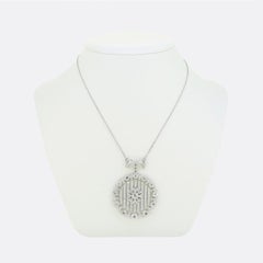 Art Deco 6.00 Carat Diamond Necklace