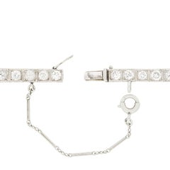 Art Deco 7.00ct Diamond Bracelet, c.1920s