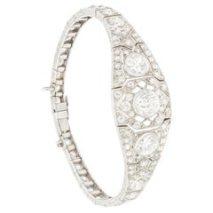 Art Deco 7.00ct Diamond Bracelet, c.1920s