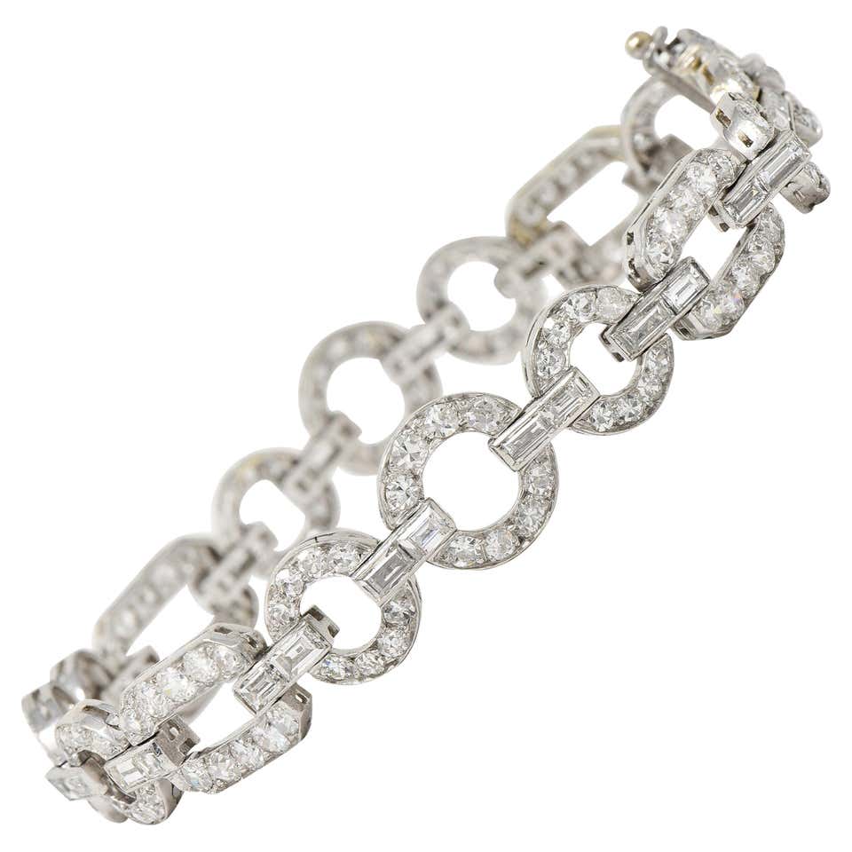 Platinum link bracelet Clearance