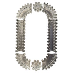 Art Deco 8 piece French Crystal Centre Piece Including 2 Candleholders