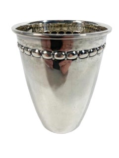 Art-Déco-Spiegelmaß 800er Silber Spirit mit Markierung von Wilhelm Binder, Deutschland