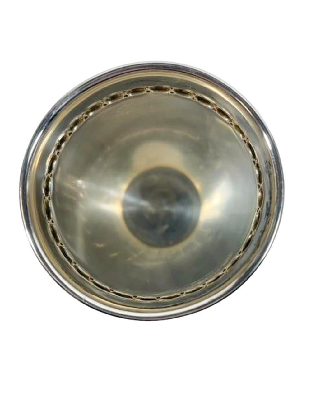 Art-Déco-Spiegelmaß 800er Silber Spirit mit Markierung von Wilhelm Binder, Deutschland (Art déco) im Angebot