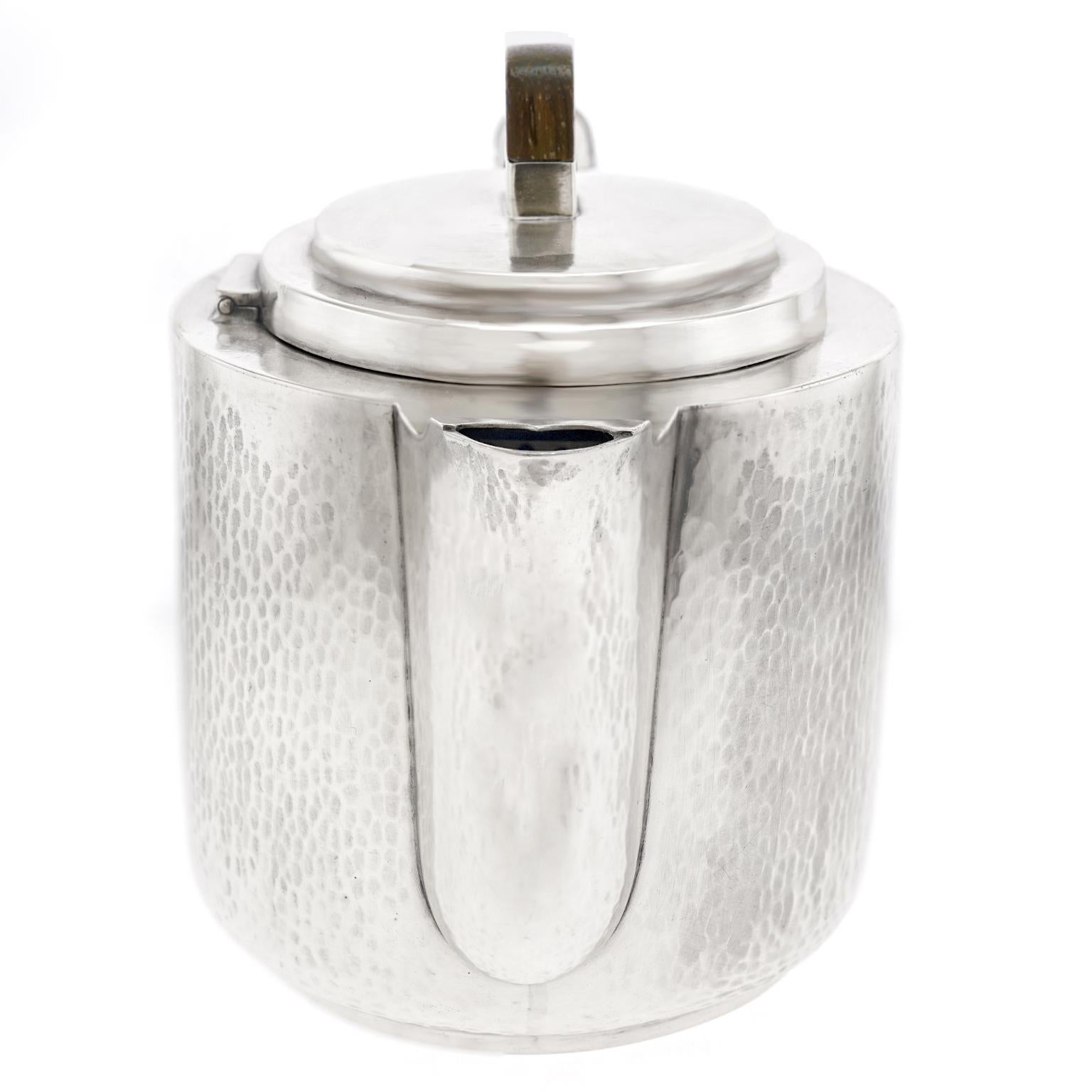 Art Deco .830 Fineness Silver Teapot Norway 1
