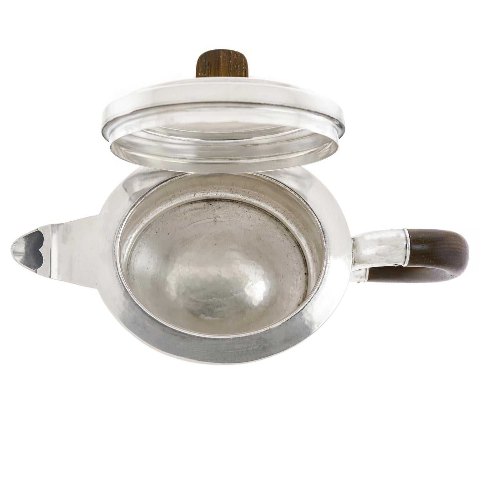 Art Deco .830 Fineness Silver Teapot Norway 2