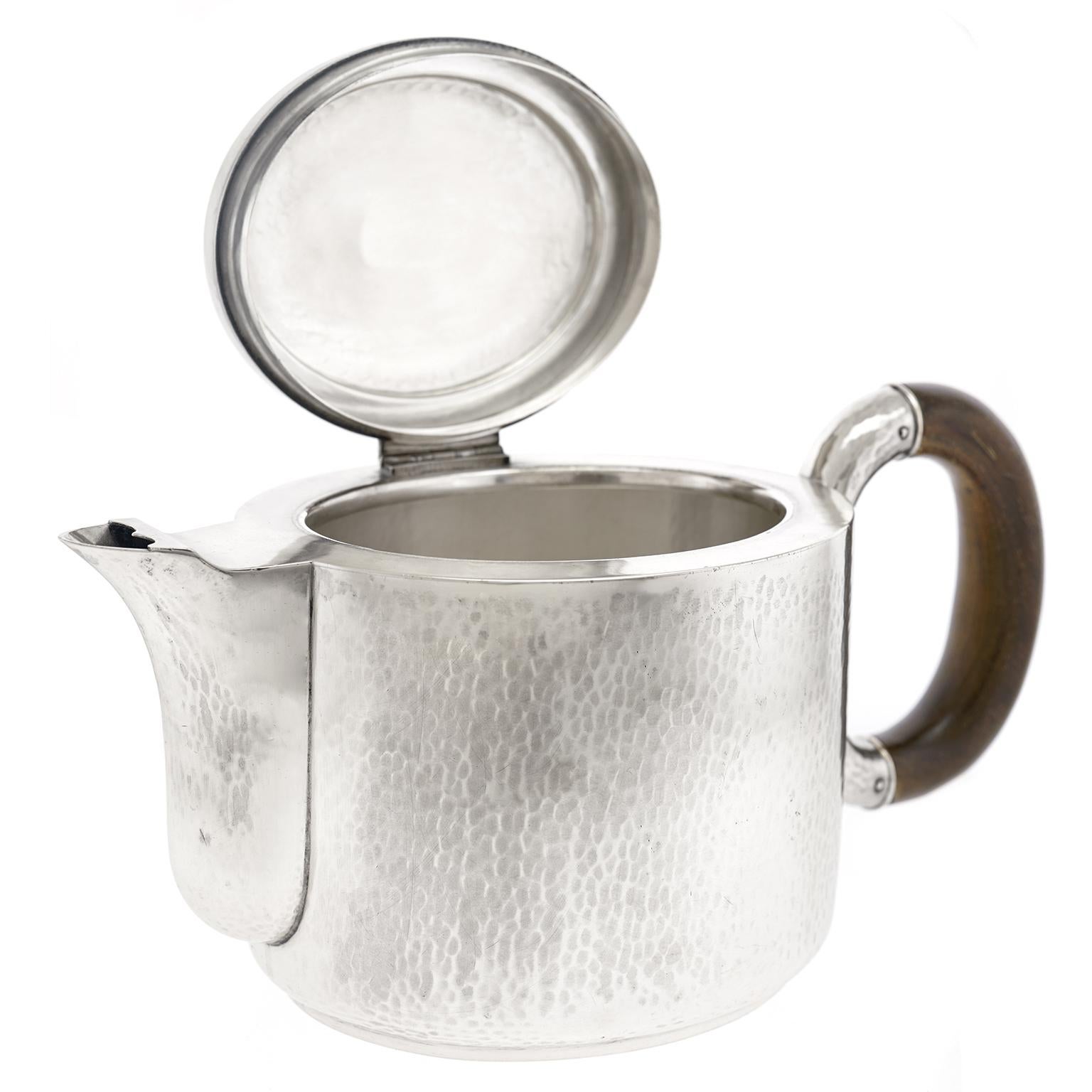 Art Deco .830 Fineness Silver Teapot Norway 3