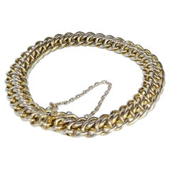 Antique Art Deco 9 Carat Gold Chain Bracelet