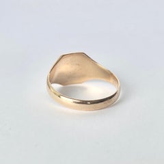 Art Deco 9 Carat Gold Signet Ring