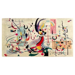 Art Deco Abstract Rug After Kandinsky