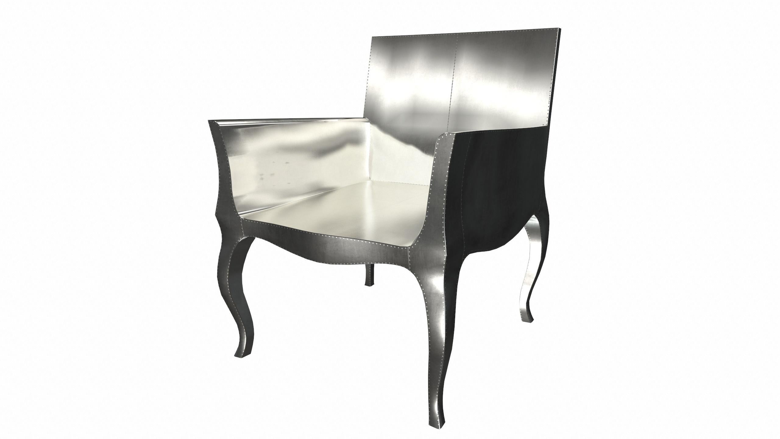 Art-Déco-Akzentstuhl aus glatter weißer Bronze von Paul Mathieu für S. Odegard im Angebot 4
