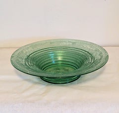 Bol français Art Déco gravé à l'acide