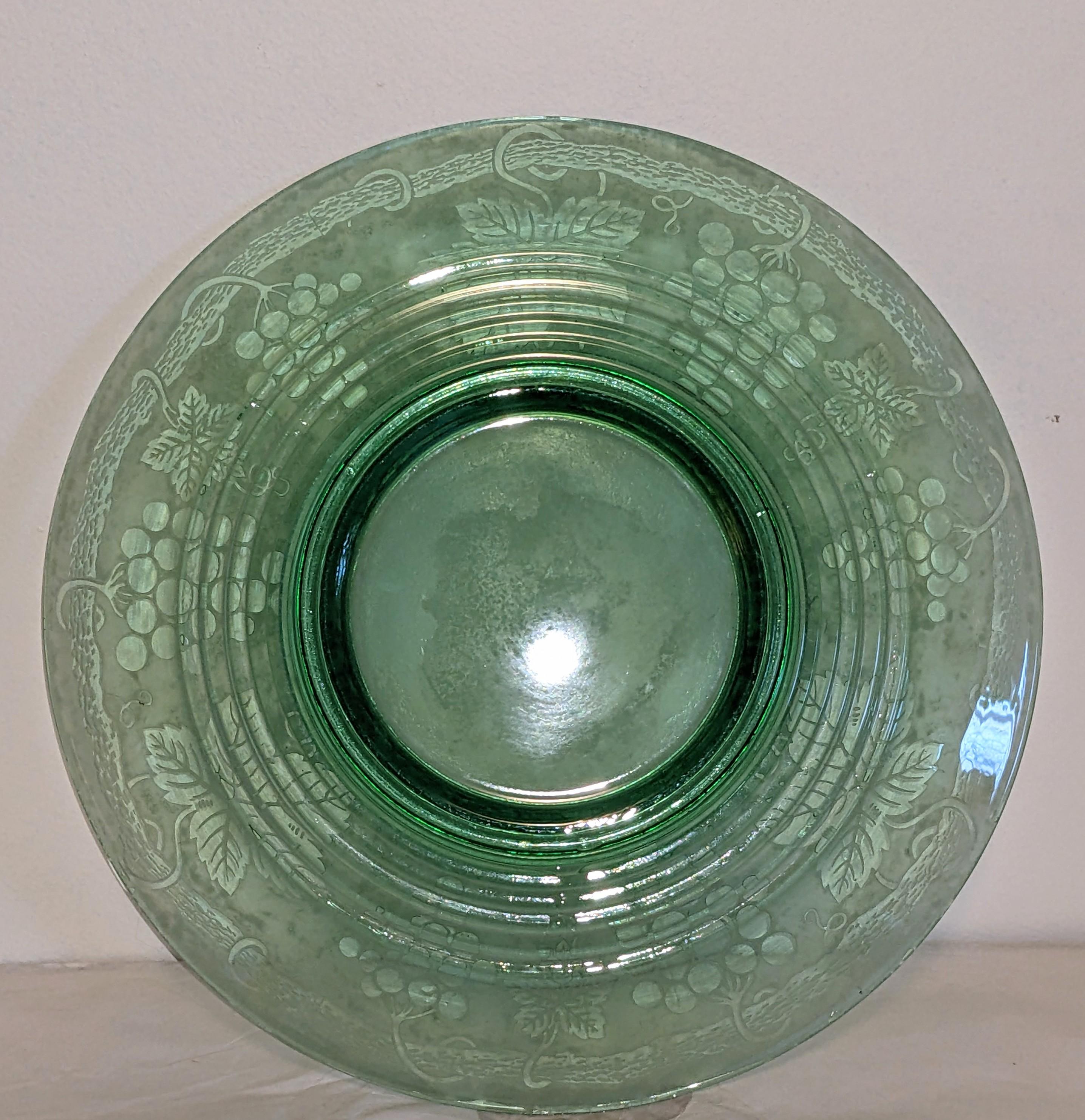 Art Deco Acid Etched French Bowl For Sale 3