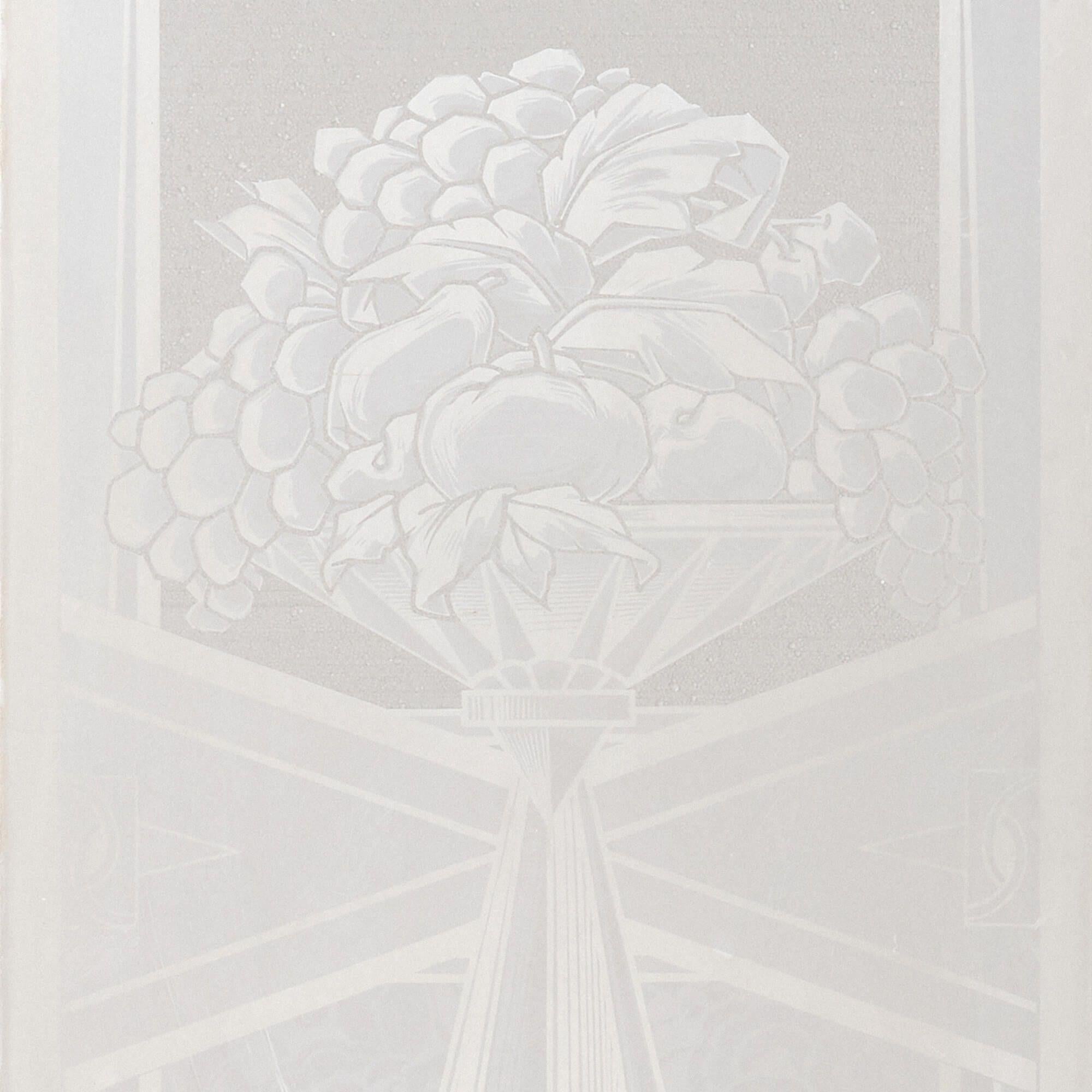 While doors are often overlooked as practical features of a property, this Art Deco acid etched glazed door certainly won’t be ignored with its striking acid etched pattern. Suitable for interior use, it is artistically glazed with acid etched glass