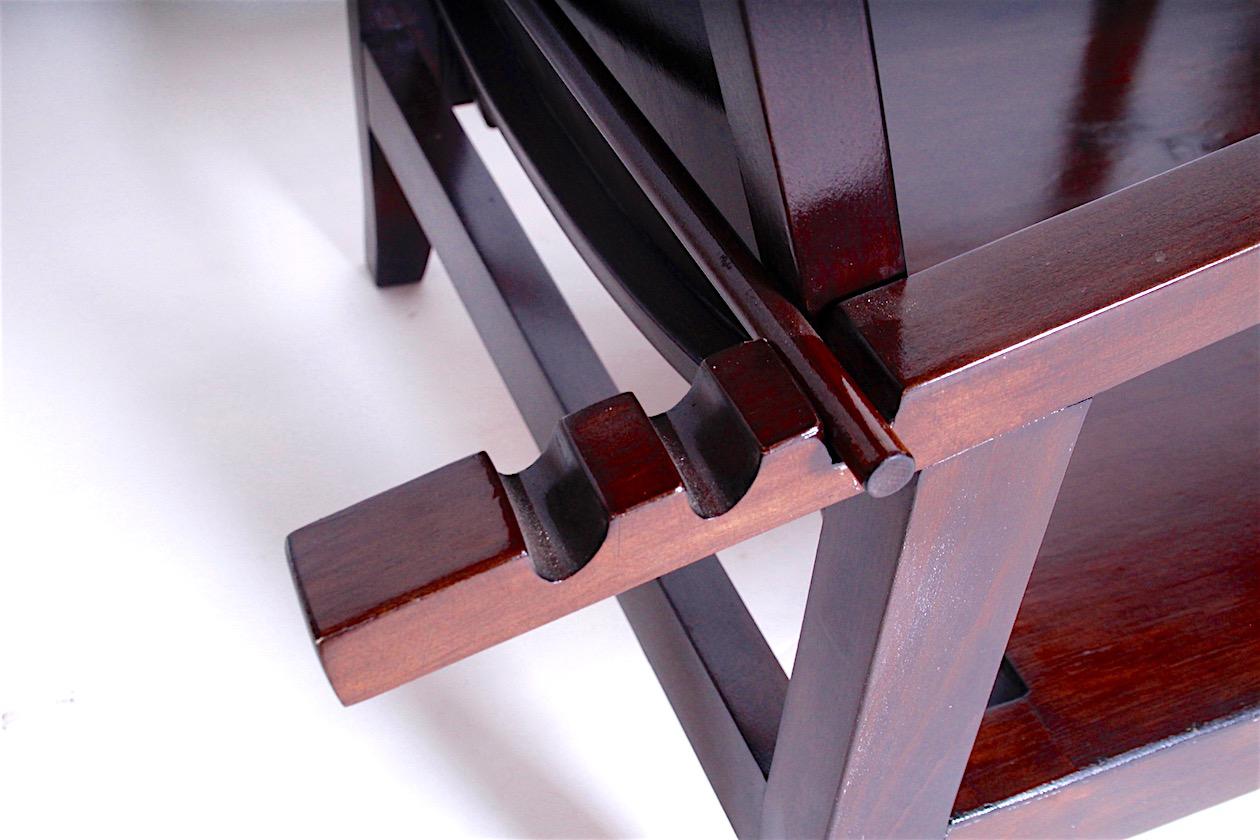 Sillón Art Decó regulable con reposapiés, años 30 Checo en venta
