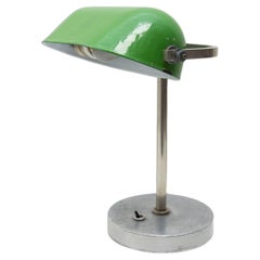 Vintage Art Deco Adjustable Banker Lamp, 1930s, Bohemia