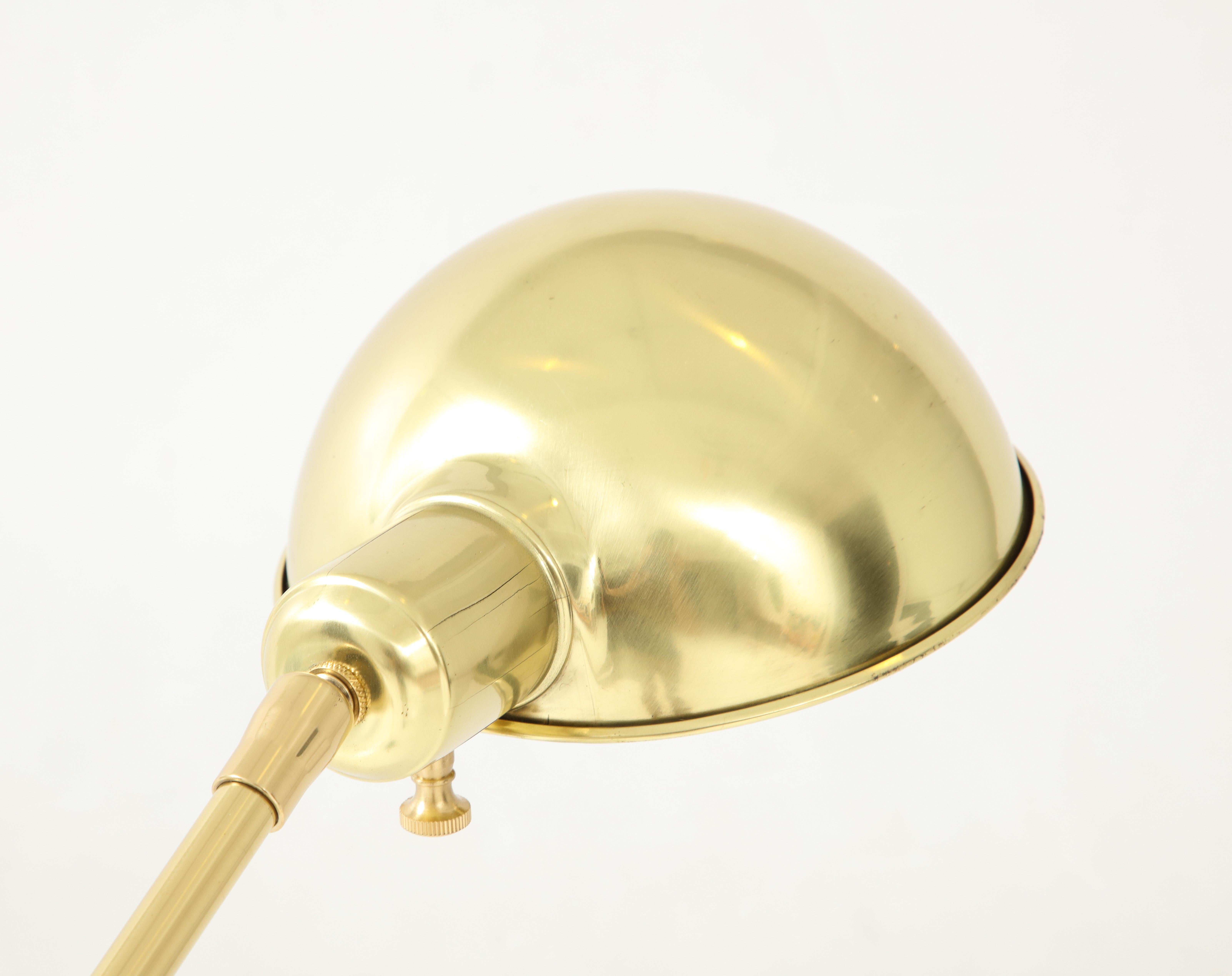 Florian Schulz Adjustable Brass Floor Lamp For Sale 7