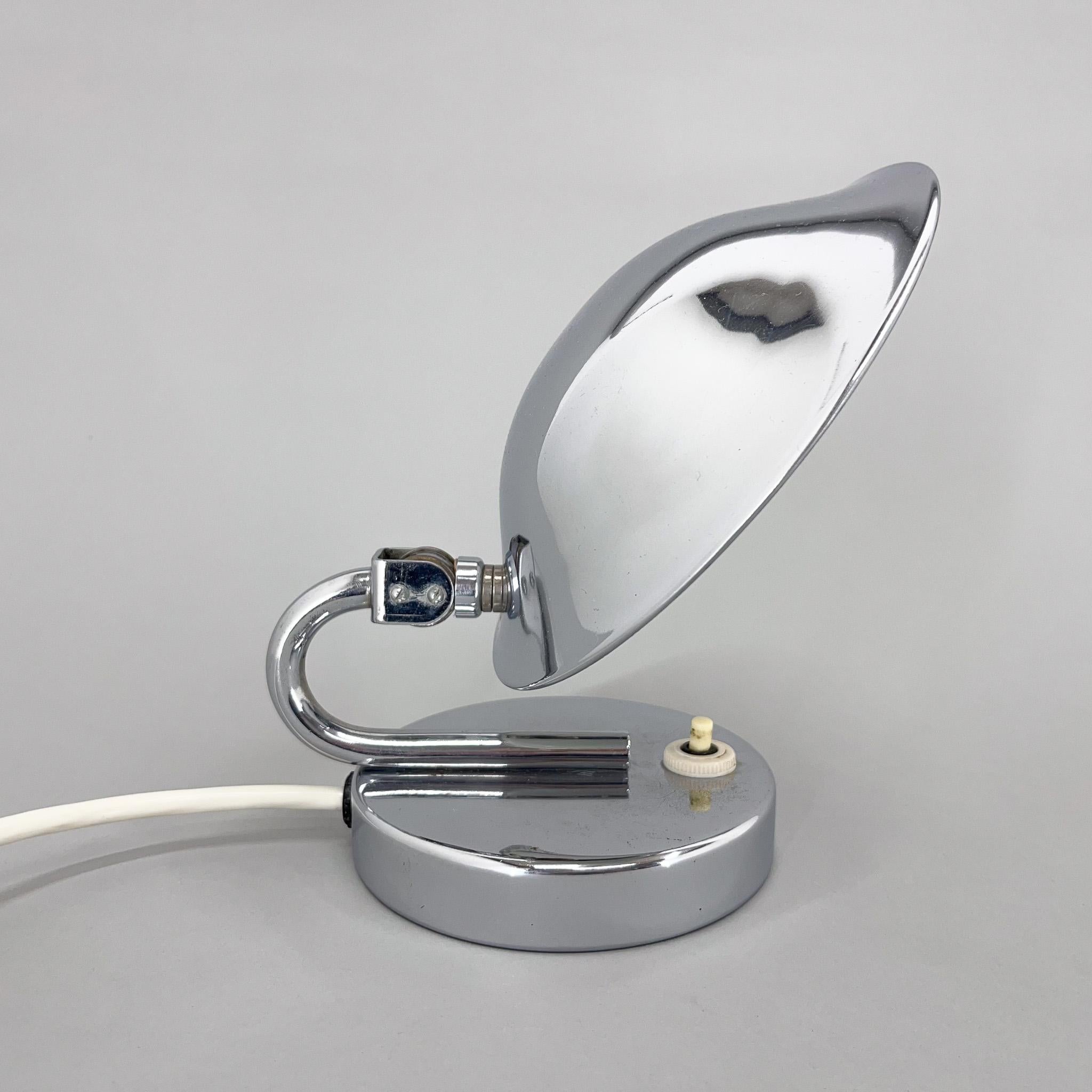 Art Deco Adjustable Chrome Table Lamp by Josef Hurka for Napako, 1930's 6