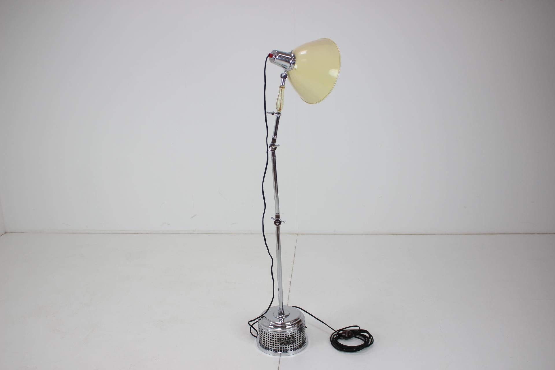 Lampadaire ou lampe de bureau réglable Art-Déco, Perihel en vente 3
