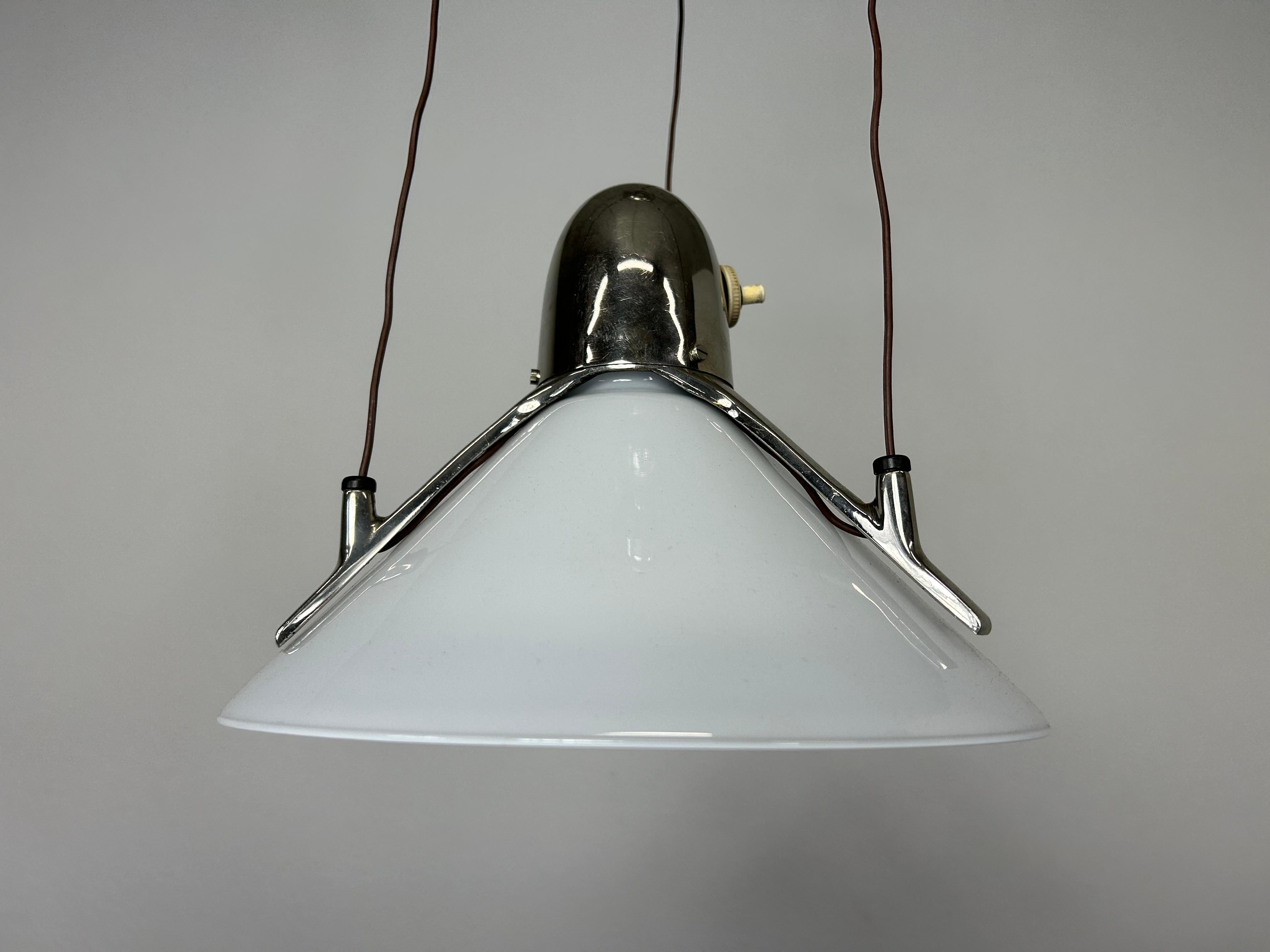 Art Deco Art deco adjustable hanging lamp For Sale