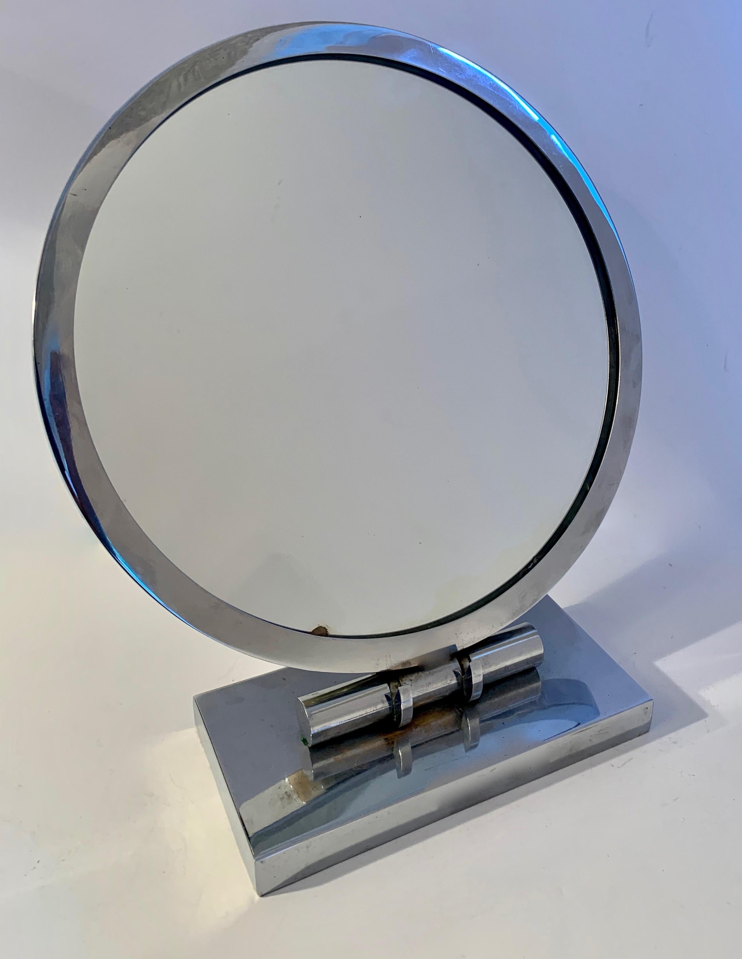 Art Deco Adjustable Vanity Mirror For Sale 6