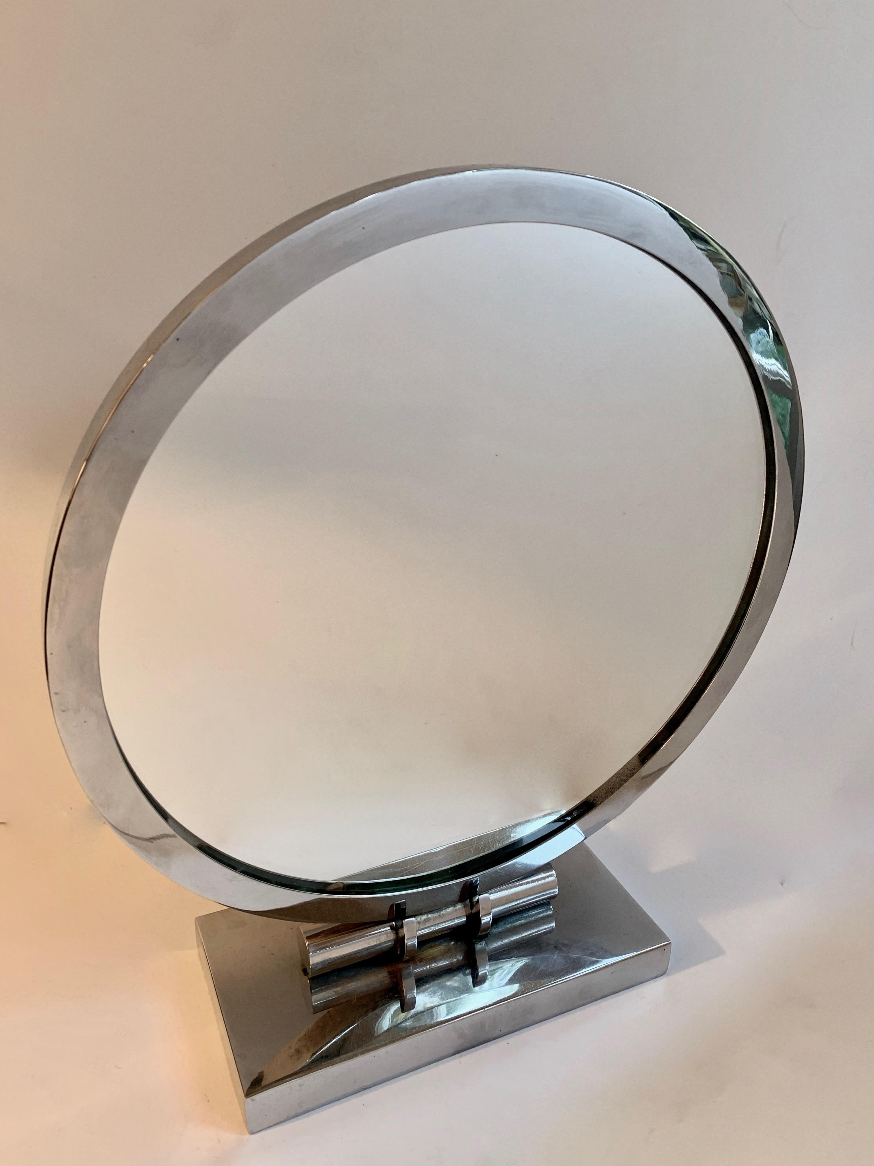 Art Deco Adjustable Vanity Mirror For Sale 1
